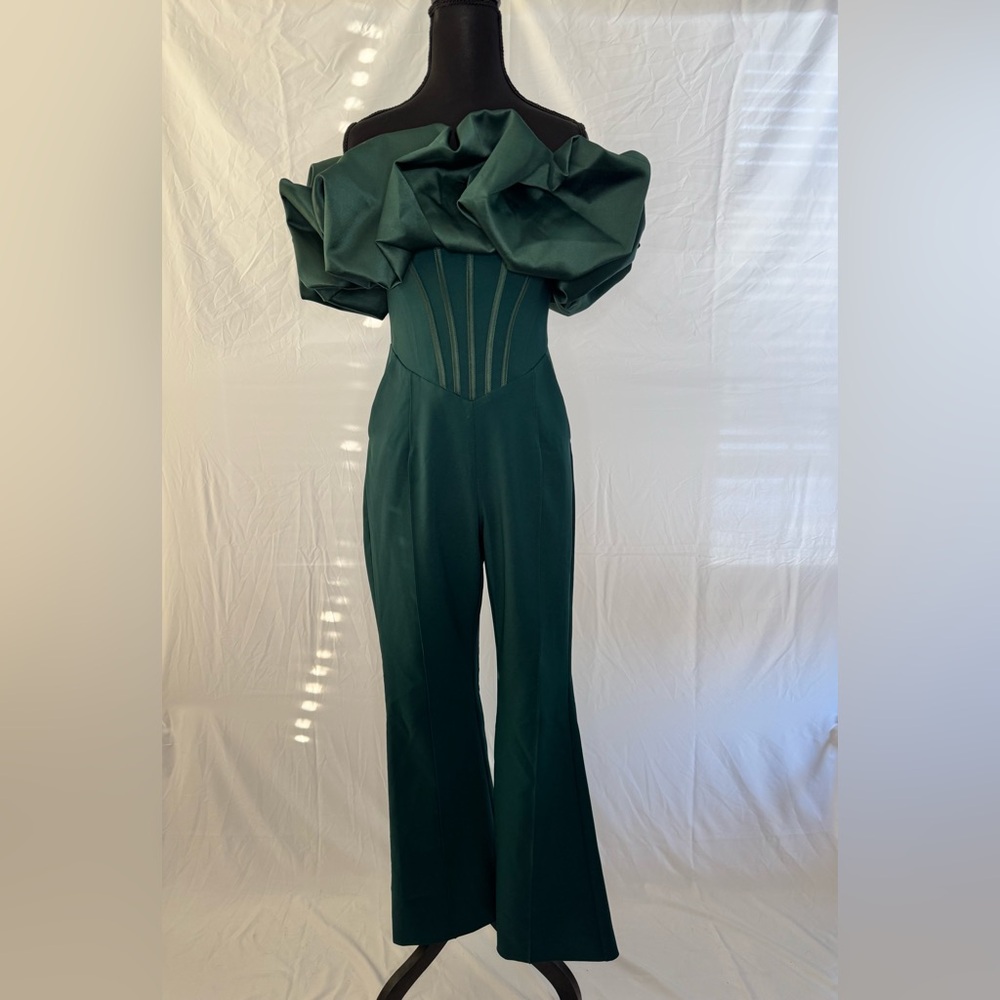Lavish Alice Dark Green Jumpsuit